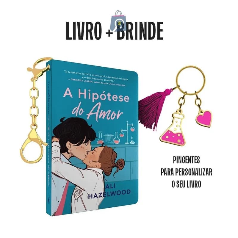 A hipótese do amor (Livro de bolso com chaveiro + pingentes)