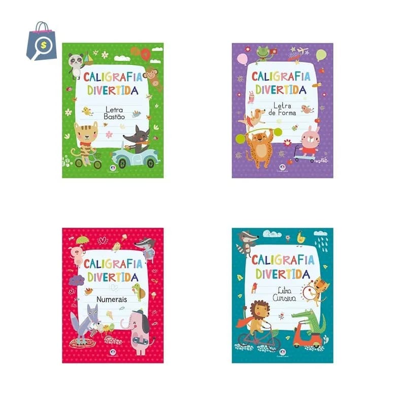 Kit Livro de Atividade Caligrafia Divertida